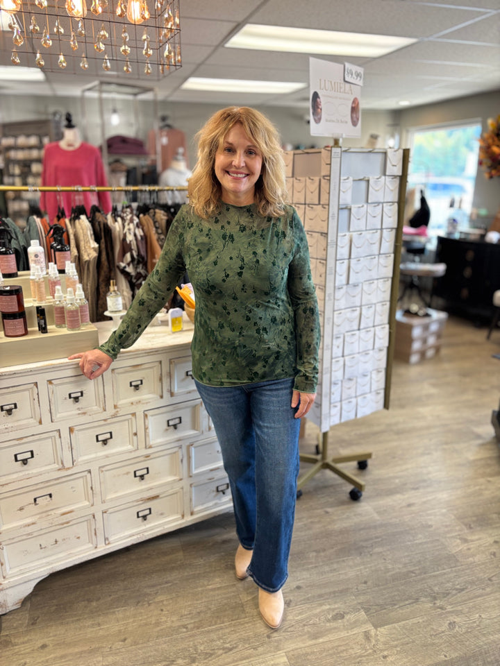 Mesh It Up Layering Top-Tops-Davi & Dani-Evergreen Boutique, Women’s Fashion Boutique in Santa Claus, Indiana