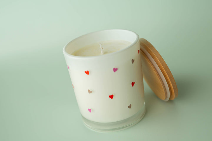 Tiny Hearts Wrap Soy Candle