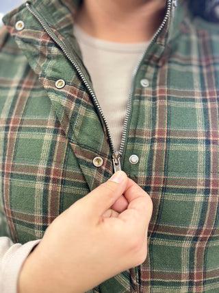 Check Me Out Plaid Vest
