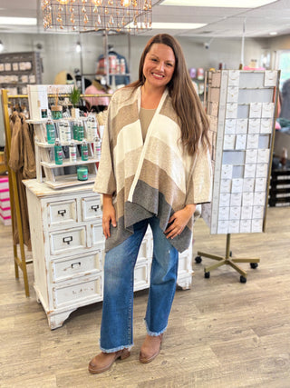 Zuri Poncho Cardigan