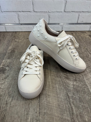 Outwoods Shauna Cream Pearl Sneakers-Shoes-Olem Shoe-Evergreen Boutique, Women’s Fashion Boutique in Santa Claus, Indiana