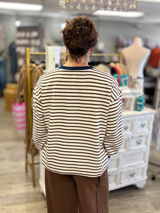 Earn Your Stripes Long Sleeve Top