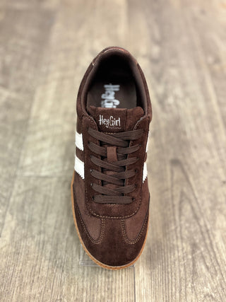 Corkys Heads Up Chocolate Sneakers