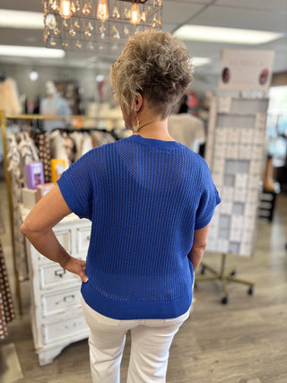 Electric Blue Sweater