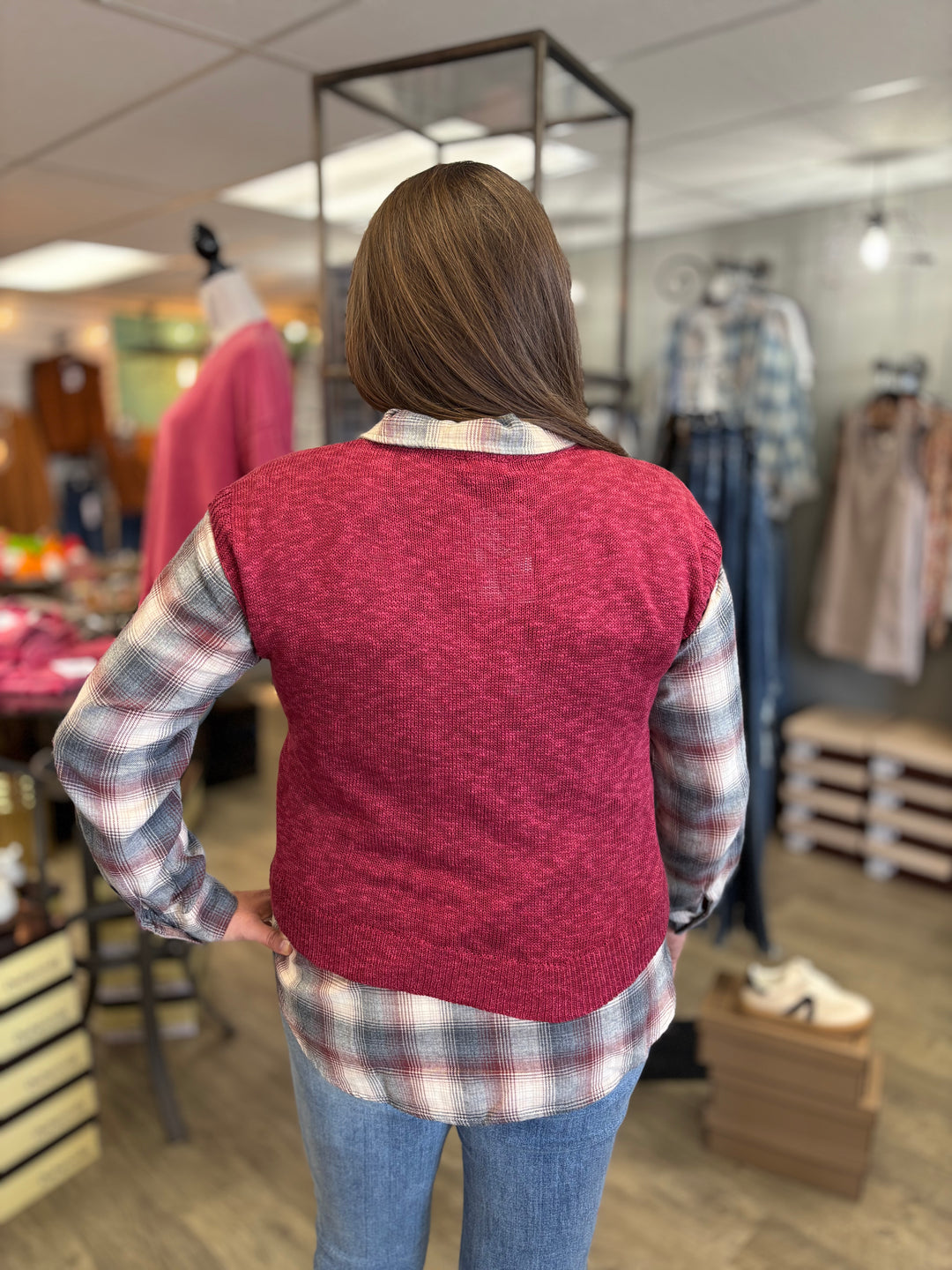 The Signature Layer Vest-Tops-La Miel-Evergreen Boutique, Women’s Fashion Boutique in Santa Claus, Indiana