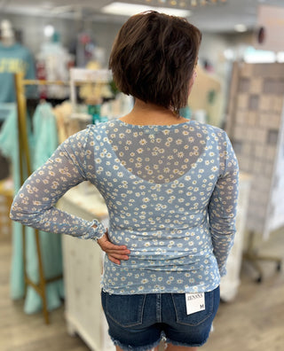 Daisy Dreams Mesh Top