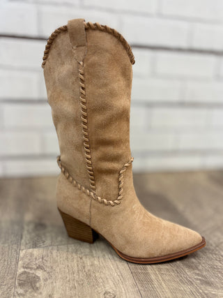 The Tilley - Whipstitch Western Cowboy Boots-Shoes-Oasis Society-Evergreen Boutique, Women’s Fashion Boutique in Santa Claus, Indiana