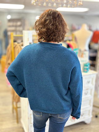Collared Button Down Cardigan Sweater