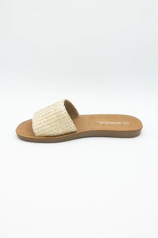The Efron Sandal in Bone