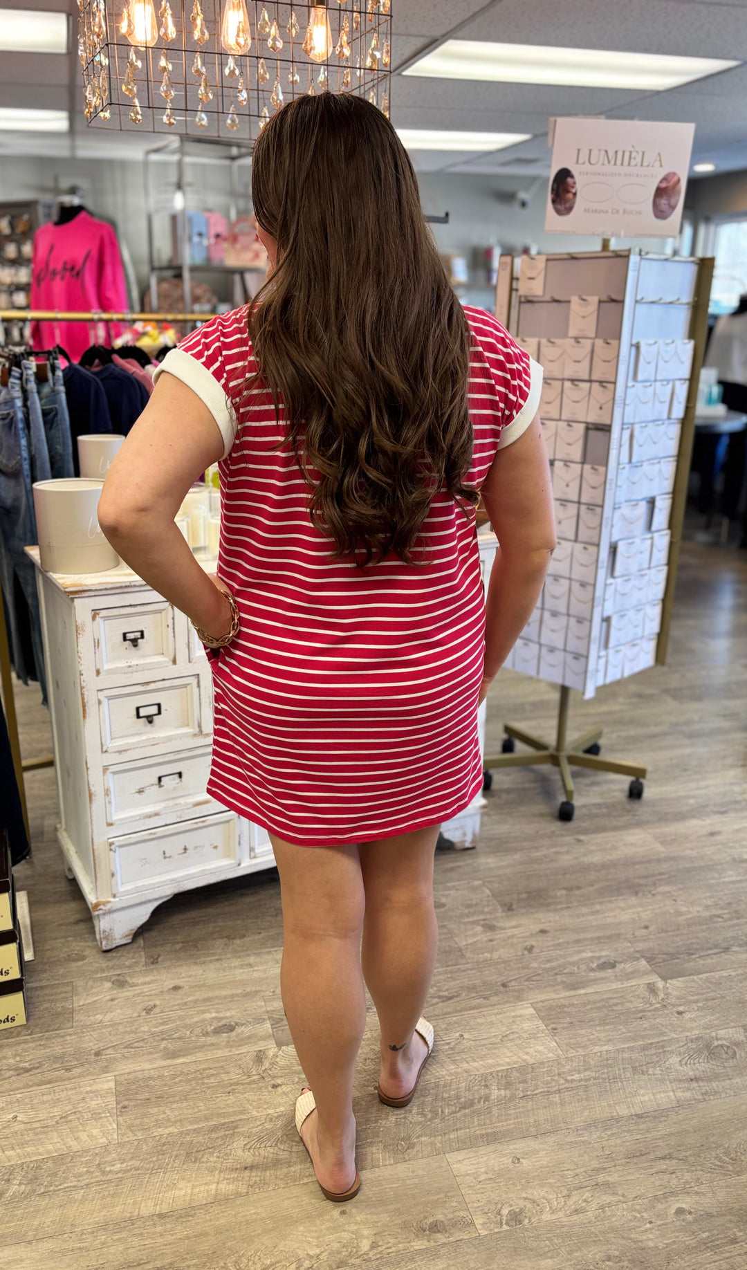 Cherry Soda Stripe Dress