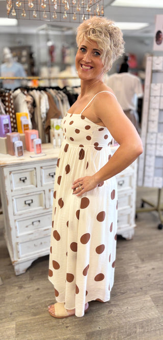 Sweet Spot Polka Dot Sundress