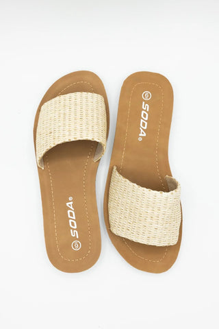The Efron Sandal in Bone