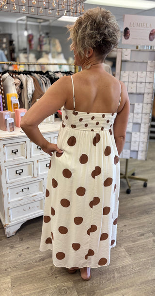 Sweet Spot Polka Dot Sundress