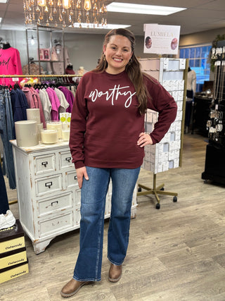 Worthy Cozy Graphic Sweatshirt