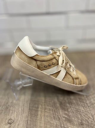 Corkys Hey Girl No Chaser Washed Tan Denim-Shoes-Corkys-Evergreen Boutique, Women’s Fashion Boutique in Santa Claus, Indiana