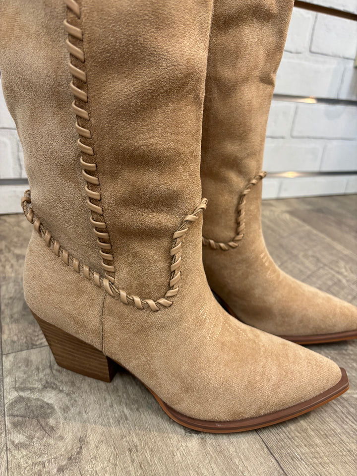 The Tilley - Whipstitch Western Cowboy Boots-Shoes-Oasis Society-Evergreen Boutique, Women’s Fashion Boutique in Santa Claus, Indiana