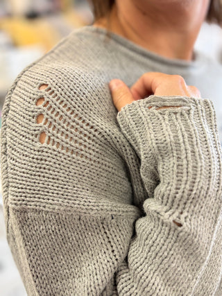 School Spirit Varsity Knit Sweater