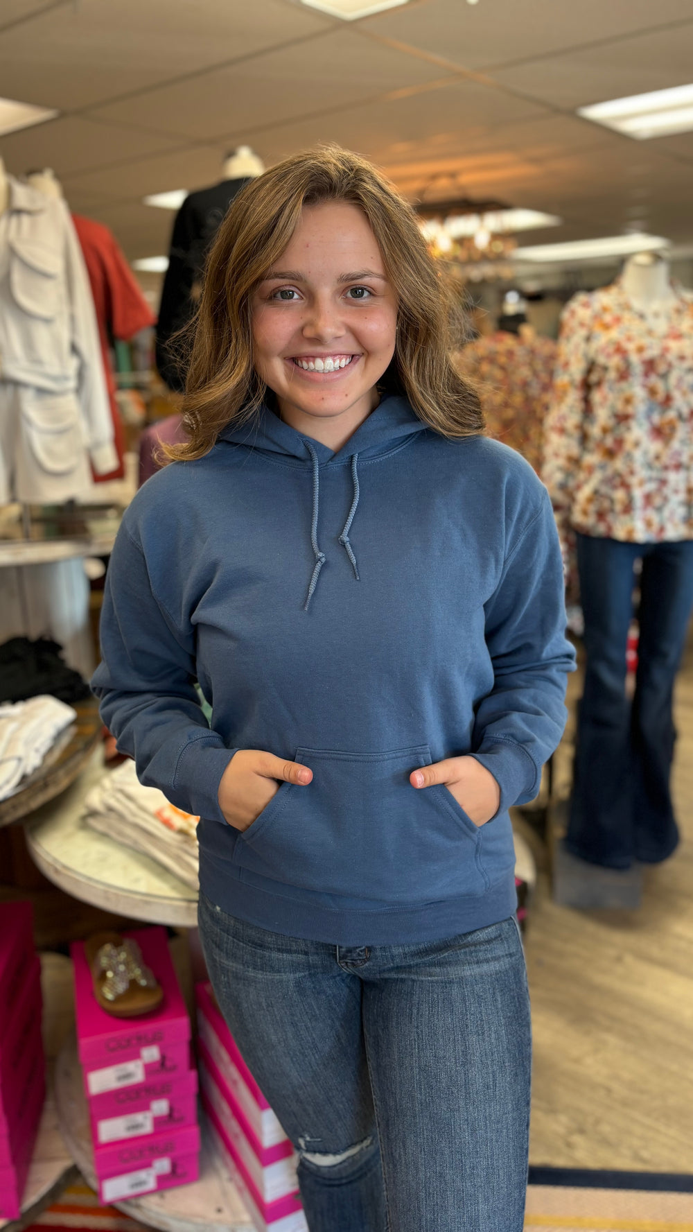 Dear Person Behind Me-Sweatshirts-Exclusive Thredz-Evergreen Boutique, Women’s Fashion Boutique in Santa Claus, Indiana