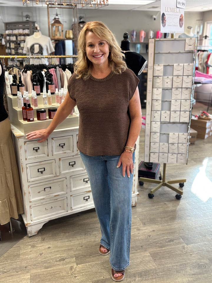 The Elsie Wide Leg Jeans-Denim-Anniewear-Evergreen Boutique, Women’s Fashion Boutique in Santa Claus, Indiana