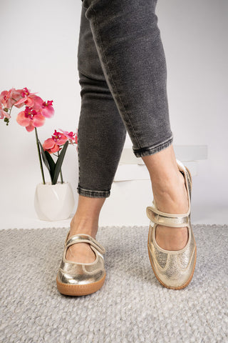 Corky's Gold Calm Down Sneakers
