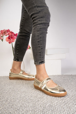Corky's Gold Calm Down Sneakers