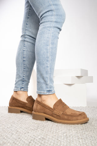 Corky's Tobacco Suede Pretty Please Loafers