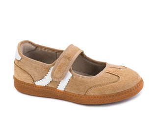 Corky's Camel Faux Suede Calm  Down Sneakers