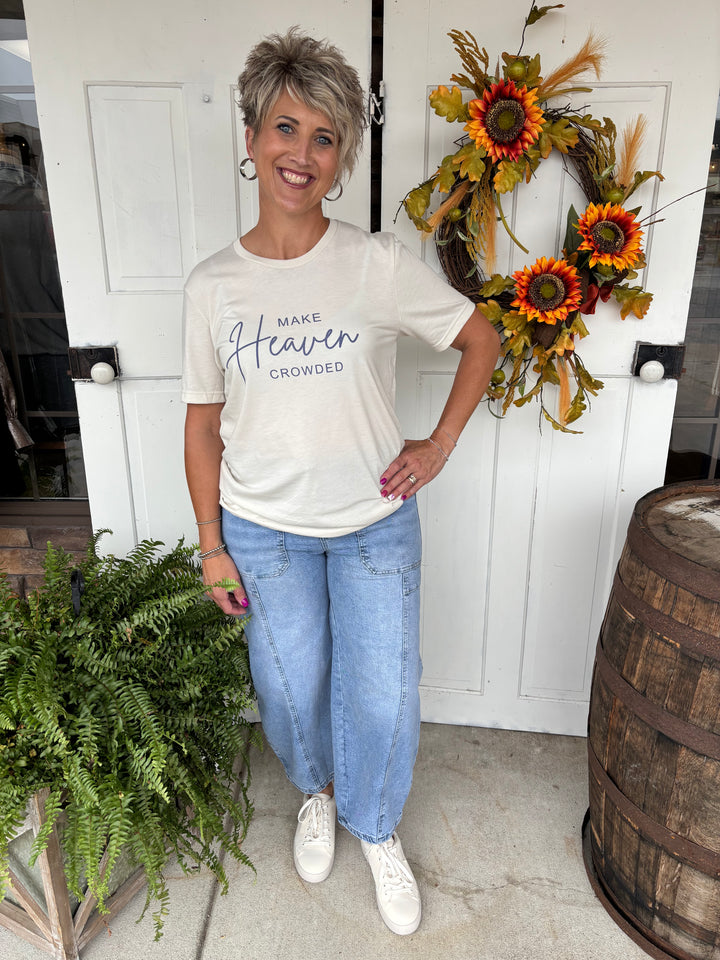 Deja Vu Barrel Jeans-Bottoms-Kentce-Evergreen Boutique, Women’s Fashion Boutique in Santa Claus, Indiana