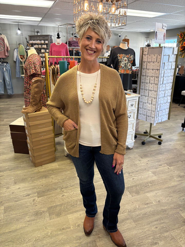 The Aria Sweater Cardigan-Tops-Be Cool-Evergreen Boutique, Women’s Fashion Boutique in Santa Claus, Indiana