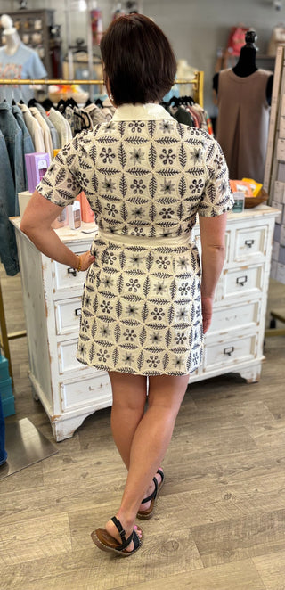 Darling Detail Embroidered Dress