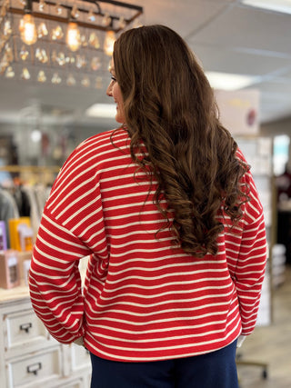 USA Stripe Knit Top