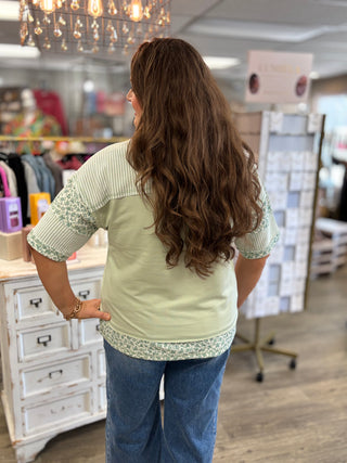 Pattern Party Short Sleeved Top