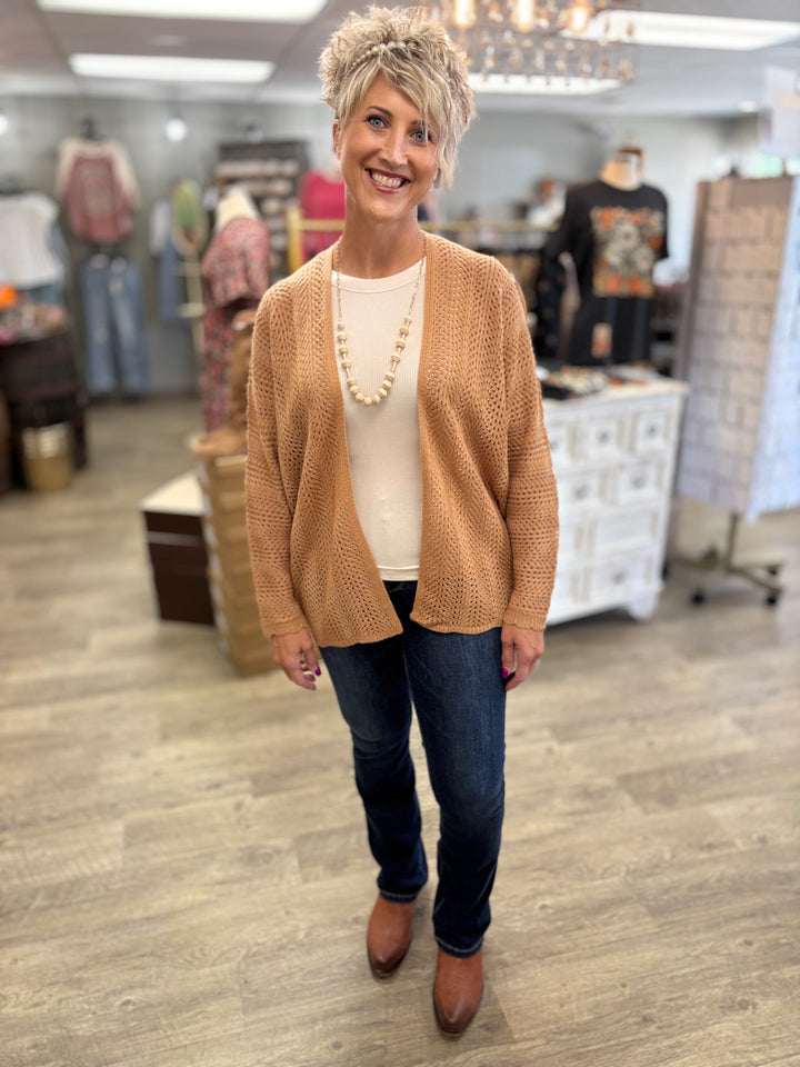 The Sunday Snuggle Cardigan-Tops-Be Cool-Evergreen Boutique, Women’s Fashion Boutique in Santa Claus, Indiana