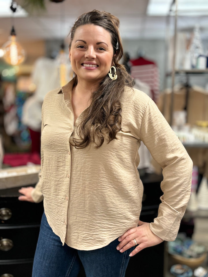 The Camilla Blouse-Tops-Hyfve-Evergreen Boutique, Women’s Fashion Boutique in Santa Claus, Indiana