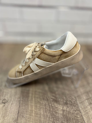 Corkys Hey Girl No Chaser Washed Tan Denim-Shoes-Corkys-Evergreen Boutique, Women’s Fashion Boutique in Santa Claus, Indiana