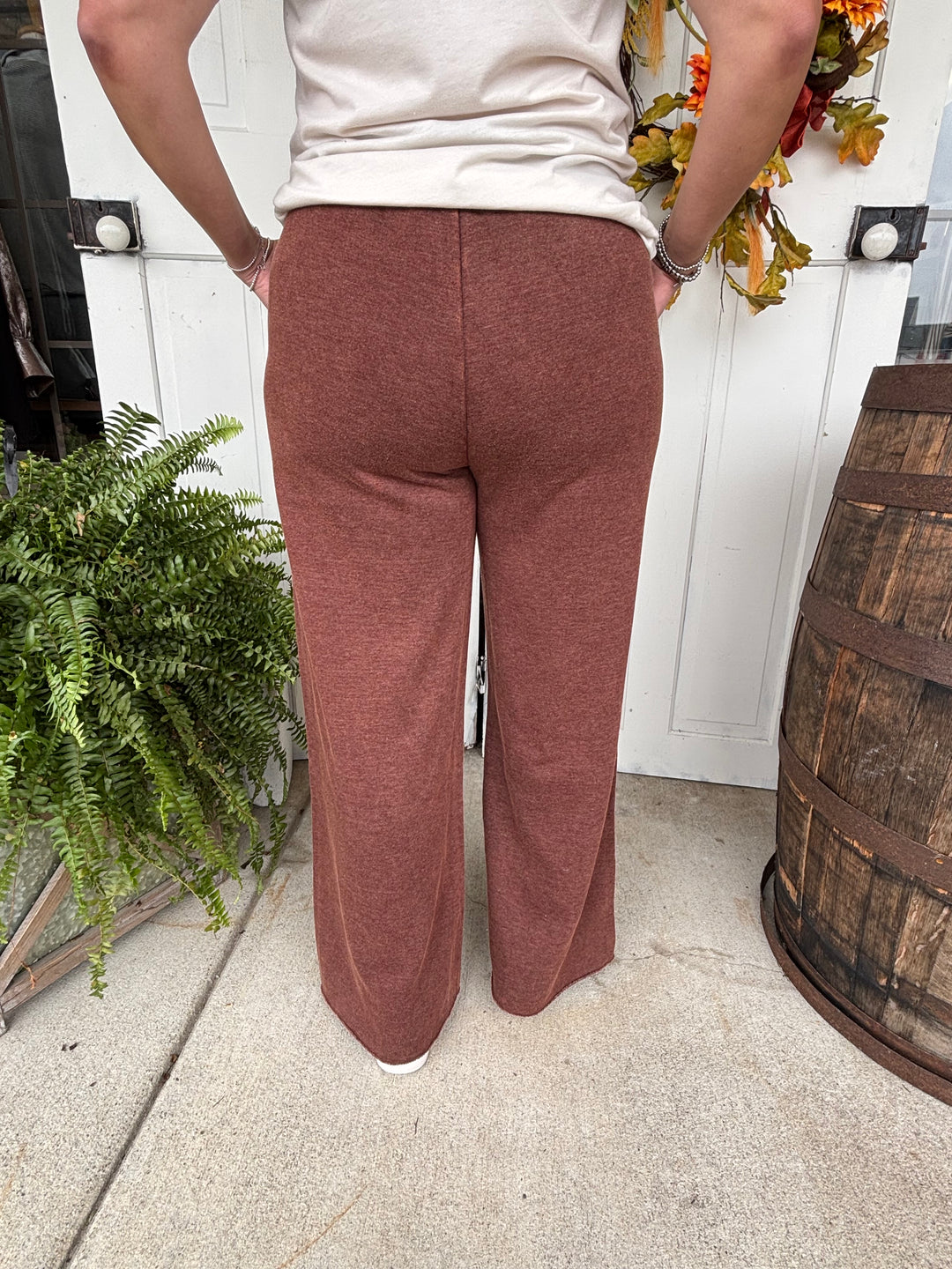 Acid Wash Fleece Lounge Pants-Bottoms-Zenana-Evergreen Boutique, Women’s Fashion Boutique in Santa Claus, Indiana