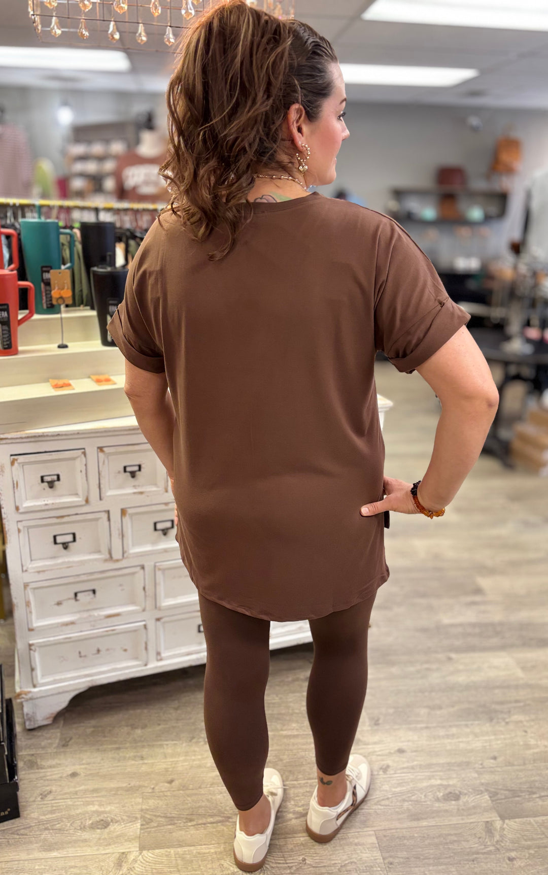 Brushed Microfiber Lounge Set-Activewear Sets-Zenana-Evergreen Boutique, Women’s Fashion Boutique in Santa Claus, Indiana