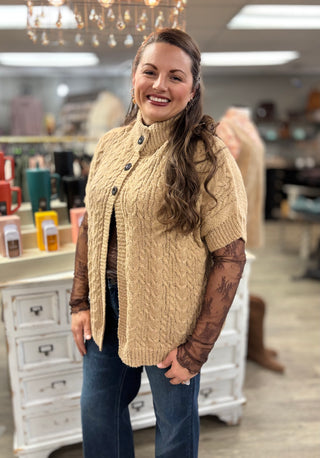 The Adeline Mock Neck Lace Top-tops-Hem & Thread-Evergreen Boutique, Women’s Fashion Boutique in Santa Claus, Indiana