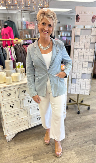 The Ashford Denim Blazer