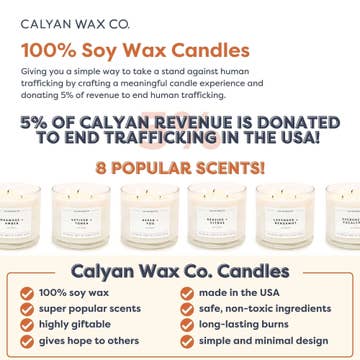 3 Wick Clear Glass Tumbler Soy Candle-Home Decor-Calyan Wax Co.-Evergreen Boutique, Women’s Fashion Boutique in Santa Claus, Indiana