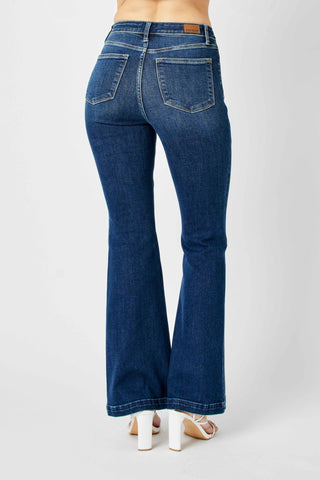 Judy Blue Starstruck Flare Jeans-Jeans-Judy Blue-Evergreen Boutique, Women’s Fashion Boutique in Santa Claus, Indiana