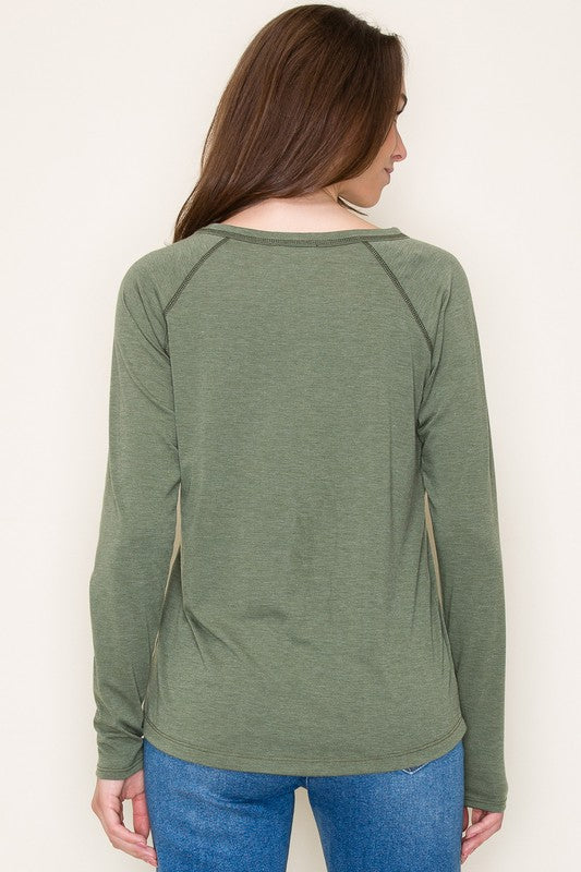 Jess Jersey Top-Long Sleeves-Staccato-Evergreen Boutique, Women’s Fashion Boutique in Santa Claus, Indiana