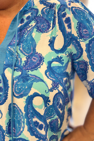 Tie It Up Paisley Top