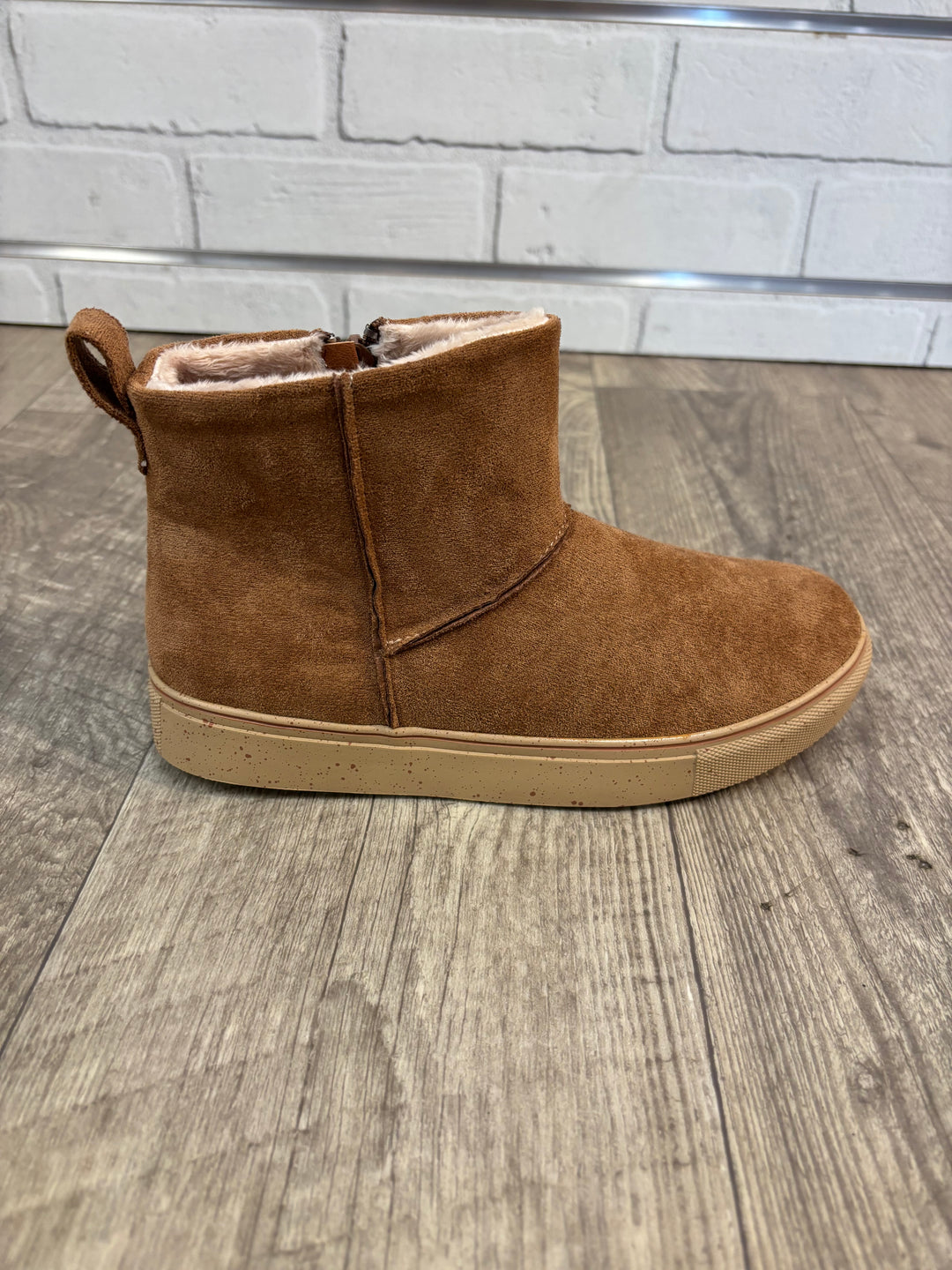 Very G Fuzzy Ankle Boots-Shoes-Very G-Evergreen Boutique, Women’s Fashion Boutique in Santa Claus, Indiana