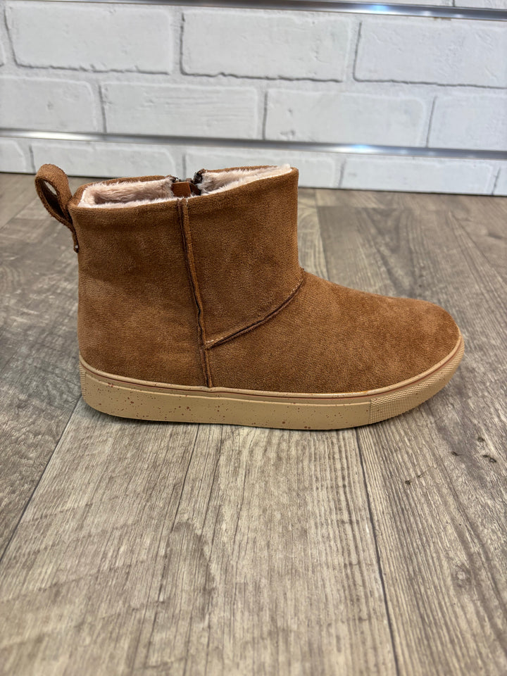 Very G Fuzzy Ankle Boots-Shoes-Very G-Evergreen Boutique, Women’s Fashion Boutique in Santa Claus, Indiana