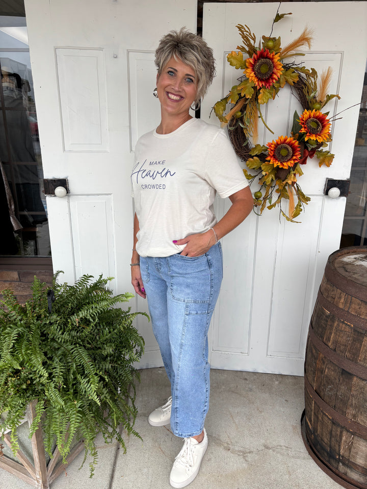 Deja Vu Barrel Jeans-Bottoms-Kentce-Evergreen Boutique, Women’s Fashion Boutique in Santa Claus, Indiana