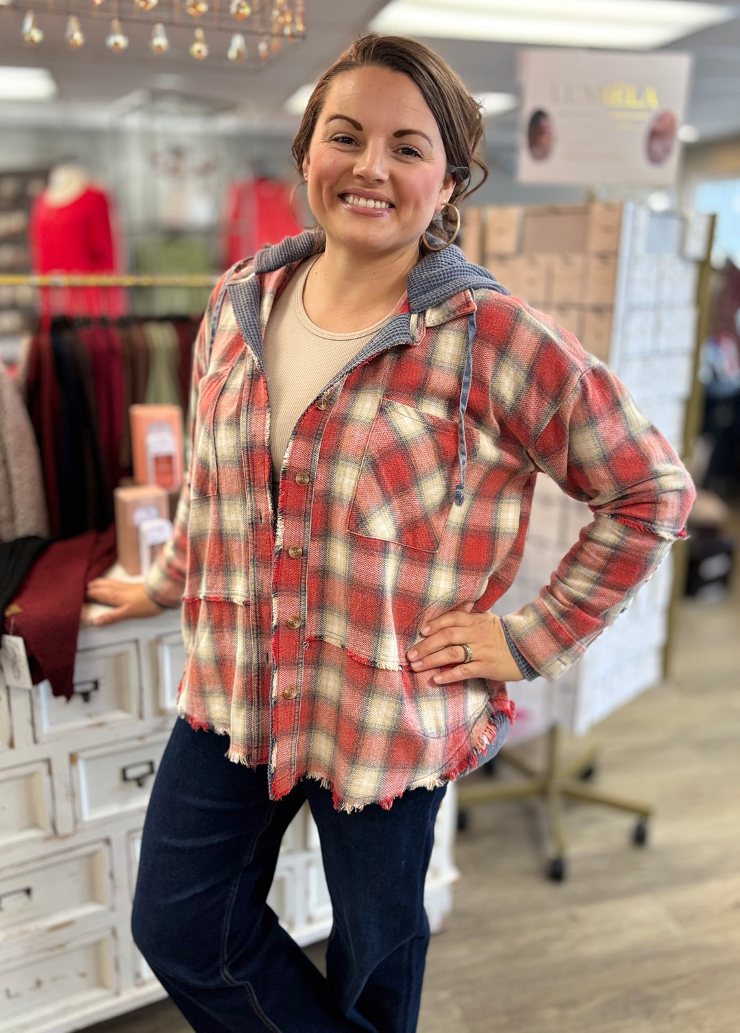 The Wanderer Plaid Hoodie Jacket