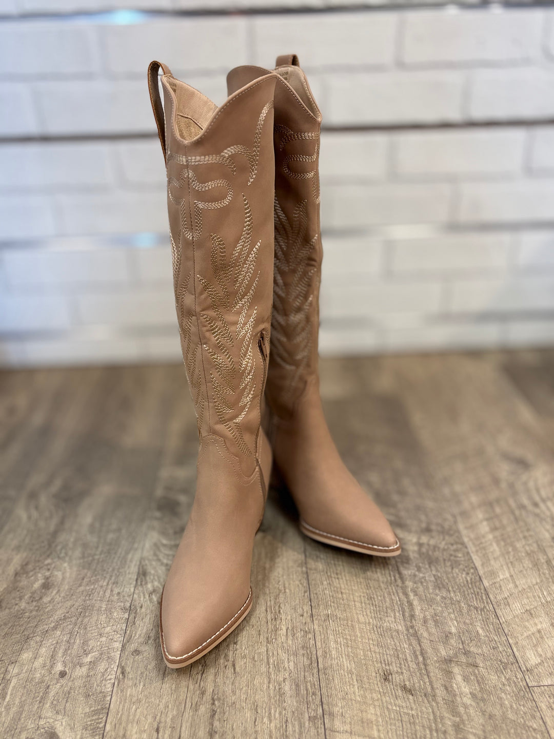 Samara Embroidered Tall Boots-Shoes-Oasis Society-Evergreen Boutique, Women’s Fashion Boutique in Santa Claus, Indiana
