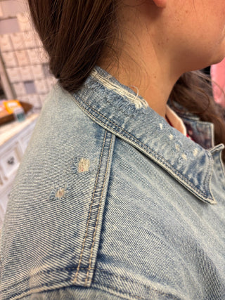 Classic Mid Length Denim Jacket