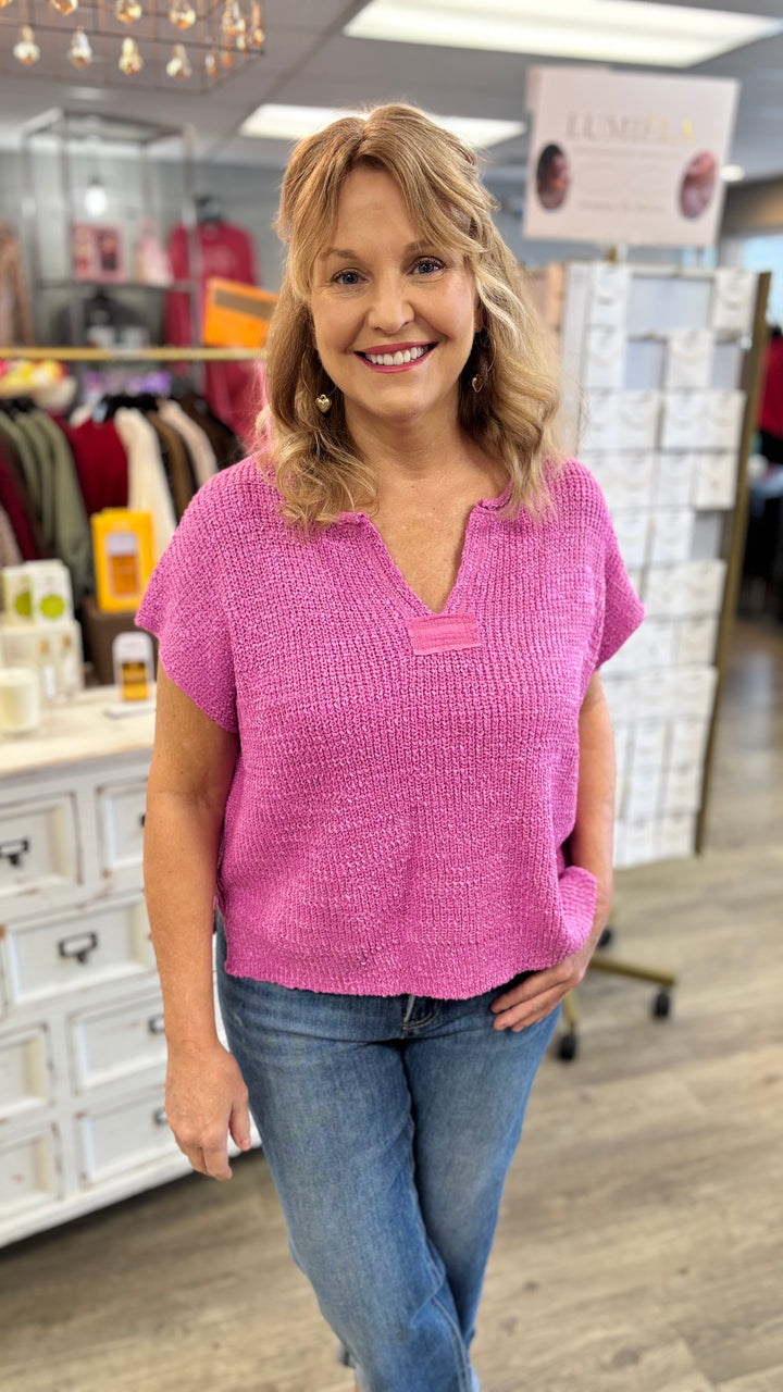 Back Talk Back Patch Sweater